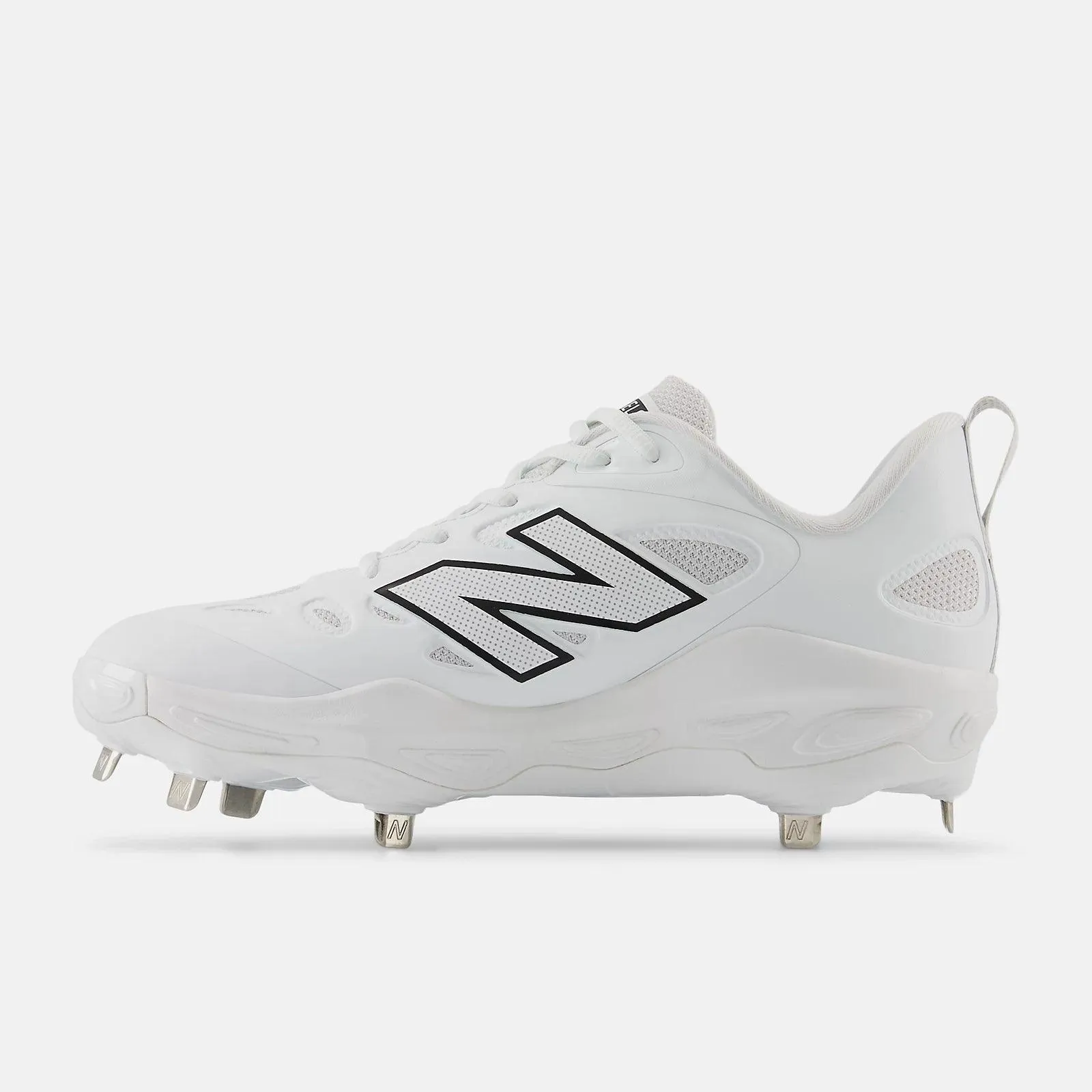 New Balance Women's Fresh Foam X Velo v4 Metal Fastpitch Softball Cleats - White SMVELOW4