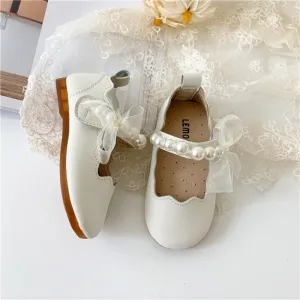 New children's shoes for girls one princess pearl