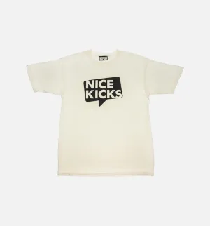 Nice Kicks Talk Box Tee Men's - Cream/Black