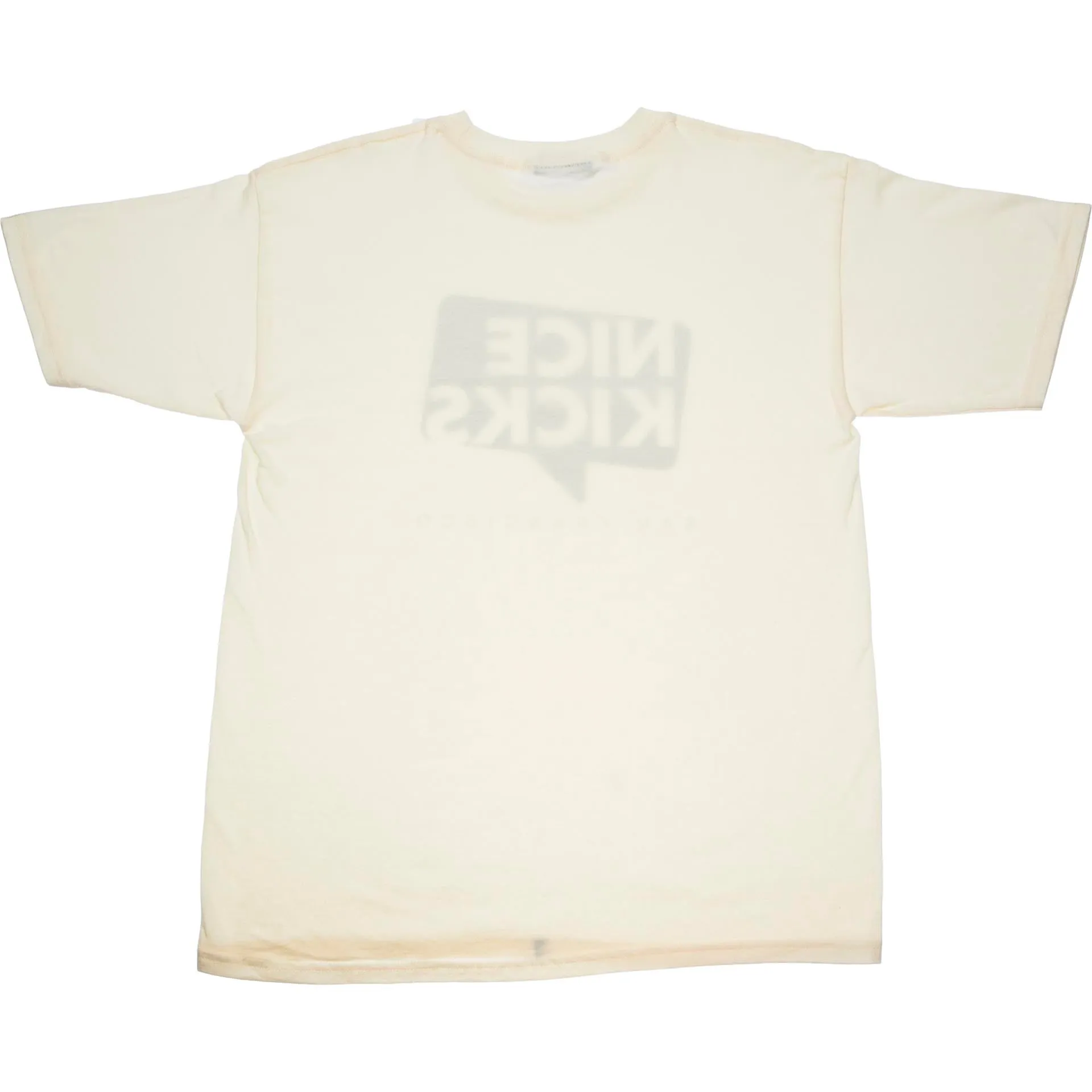 Nice Kicks Talk Box Tee Men's - Cream/Black