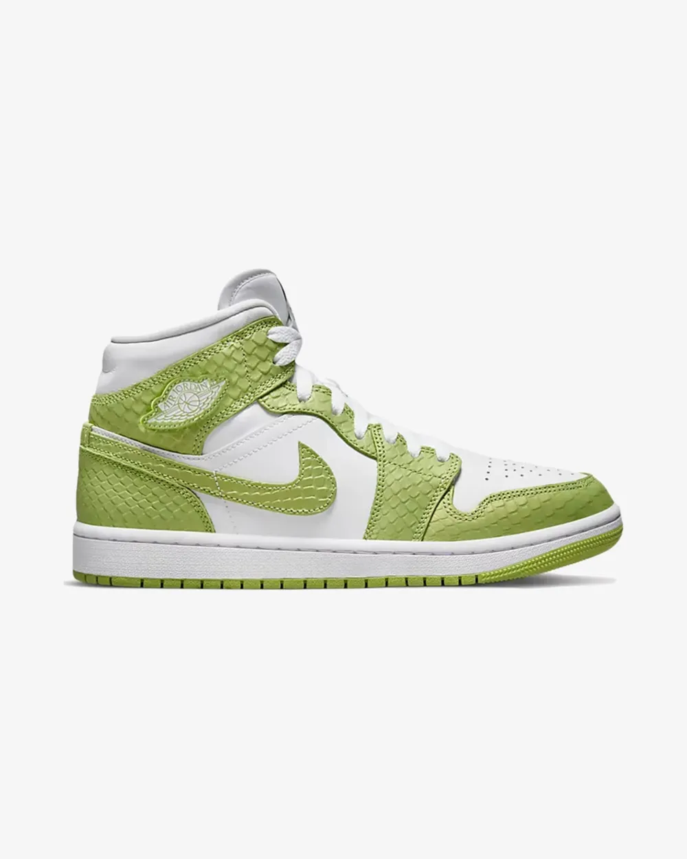 NIKE AIR JORDAN1 MID WMNS SE GREEN PYTHON