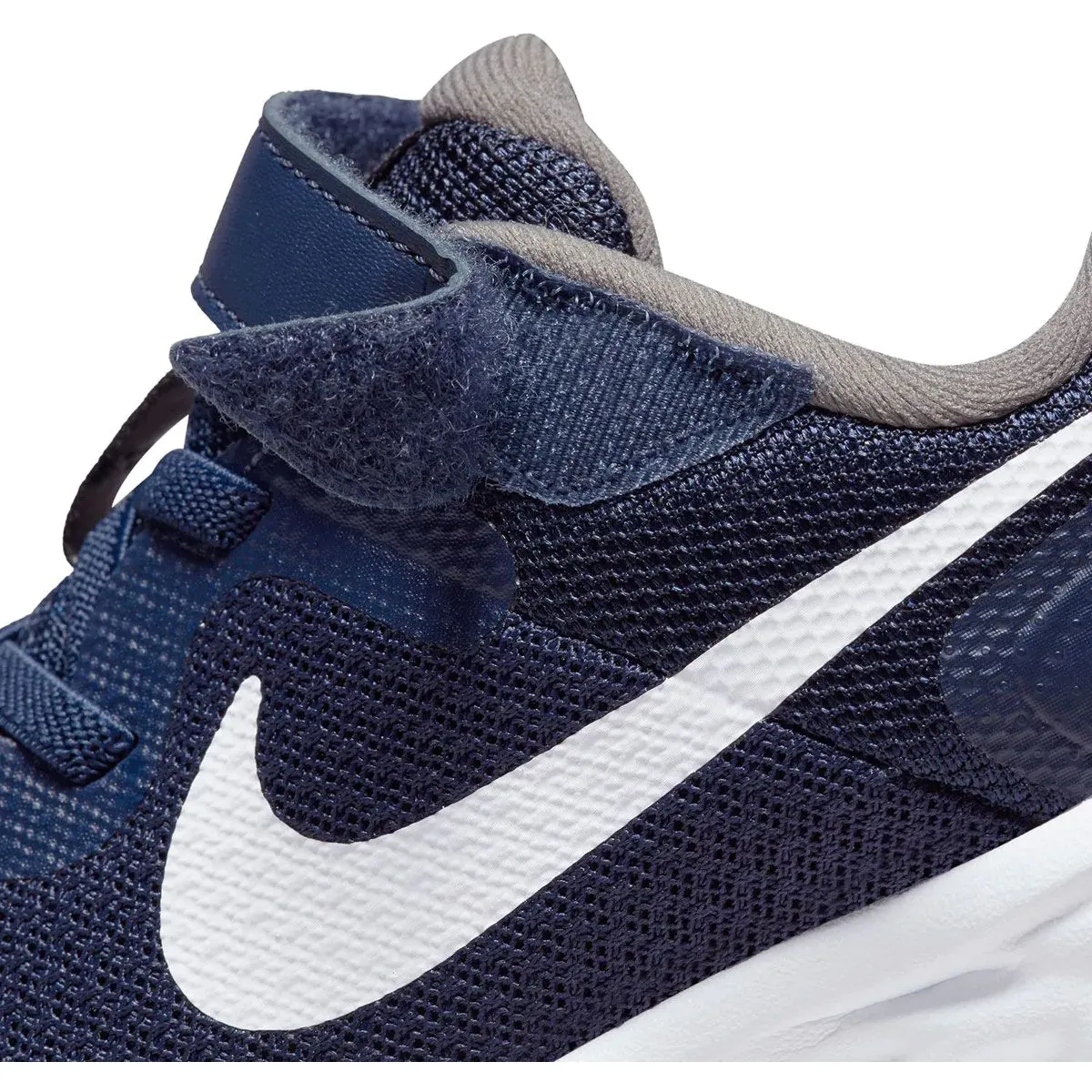 Nike Kid's Revolution 6 Shoes - Midnight Navy / Flat Pewter / White