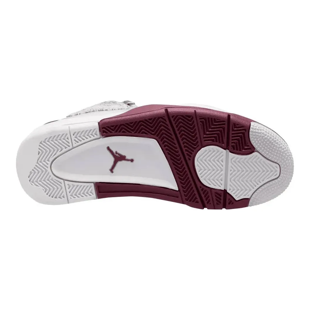 Nike Men's Air Jordan Dub Zero Shoes - White / Cherrywood / Silver