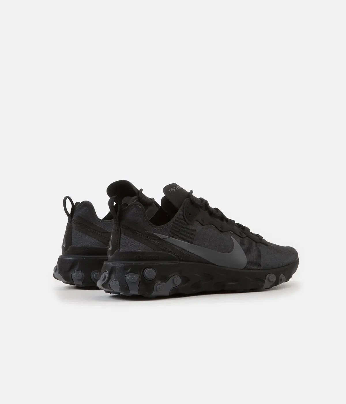 Nike React Element 55 Shoes - Black / Dark Grey