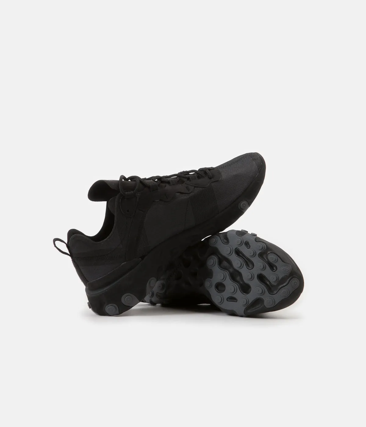 Nike React Element 55 Shoes - Black / Dark Grey