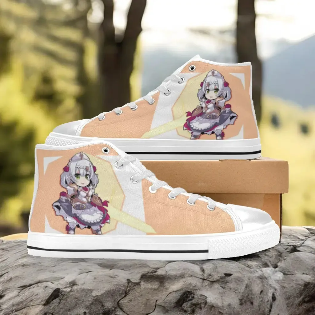 Noelle Cute Genshin Impact Shoes High Top Sneakers for Kids and Adults