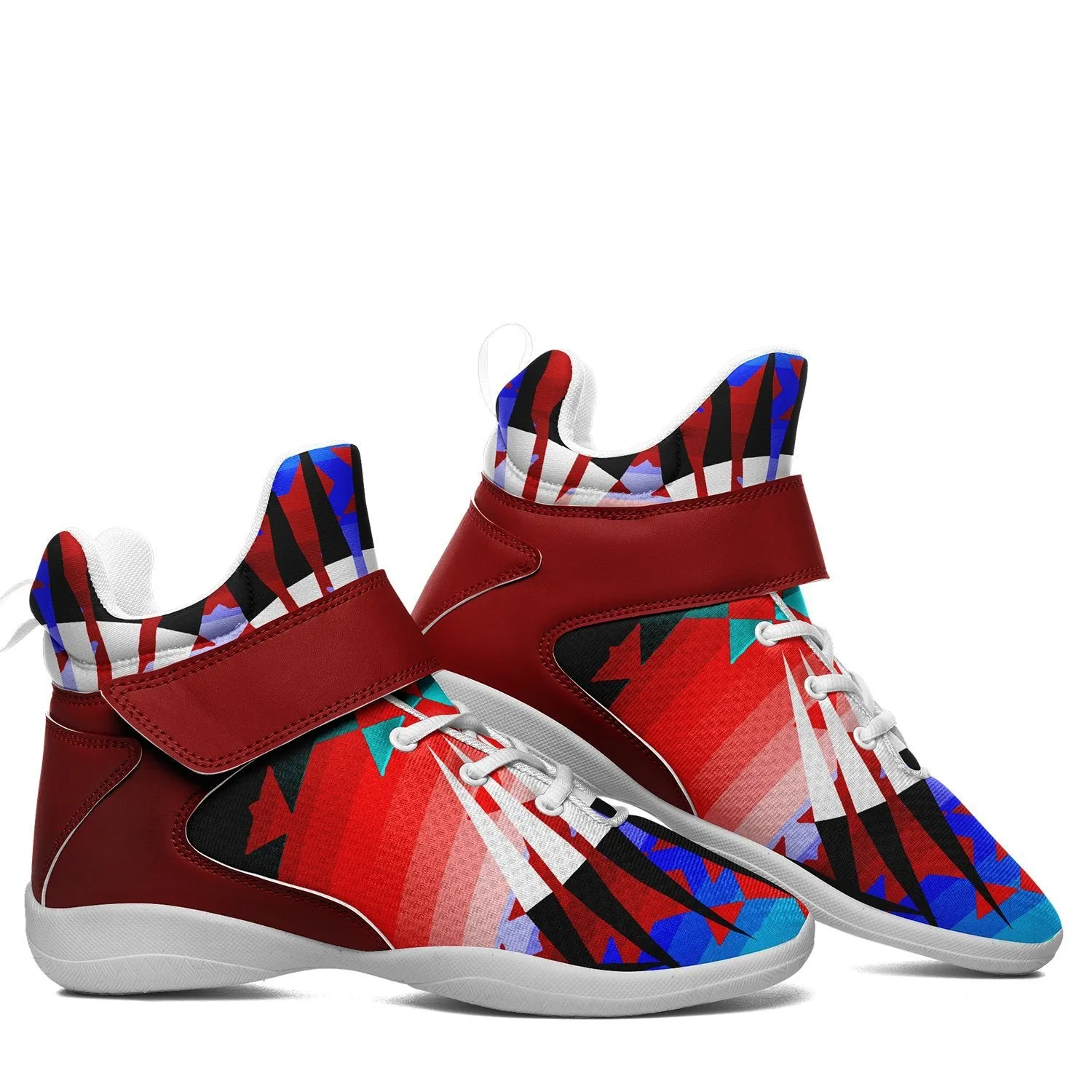 Northwest Ribbonwork Bustles Ipottaa Basketball / Sport High Top Shoes