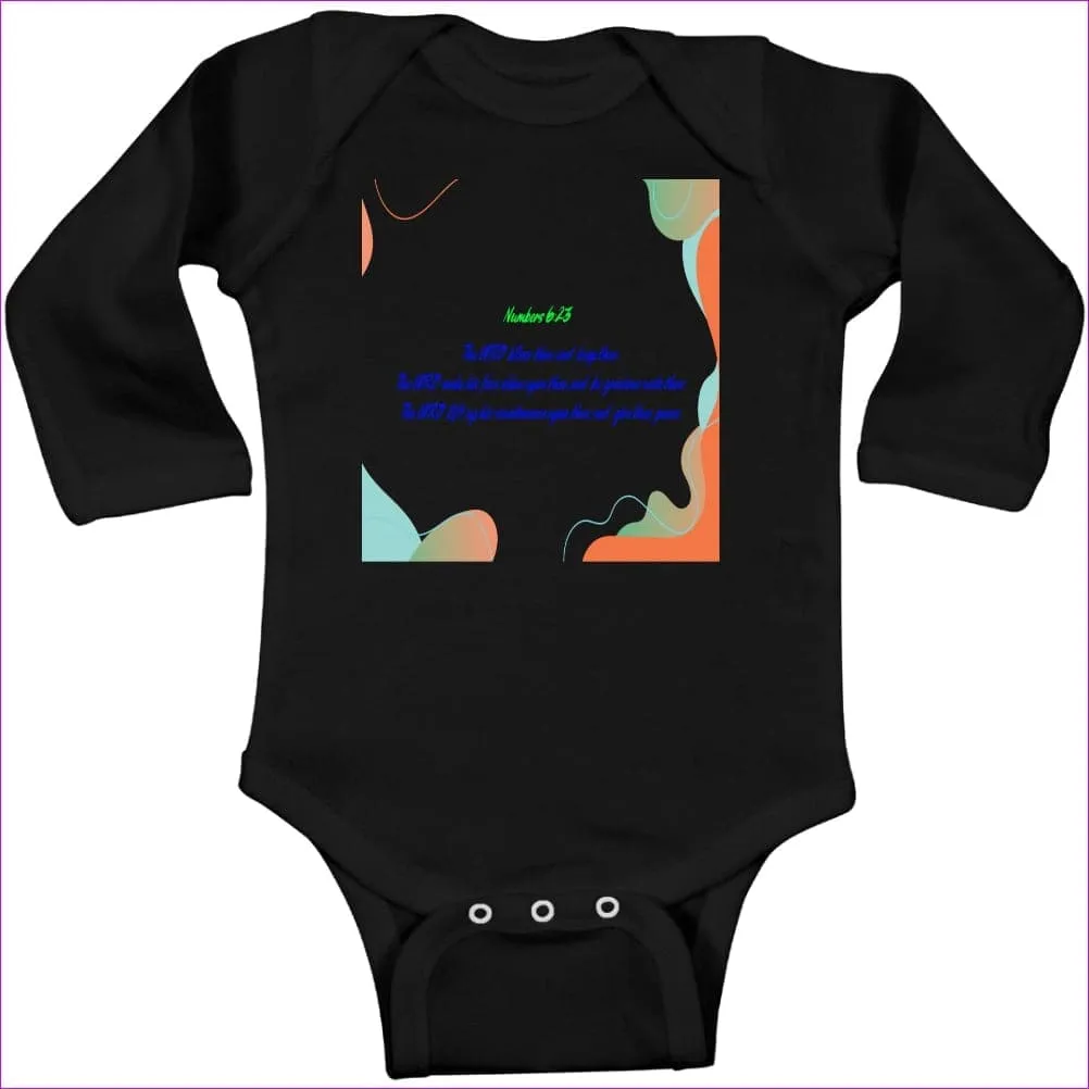 Numbers 6:23 Infant Rabbit Skins Long Sleeve Baby Rib Bodysuit