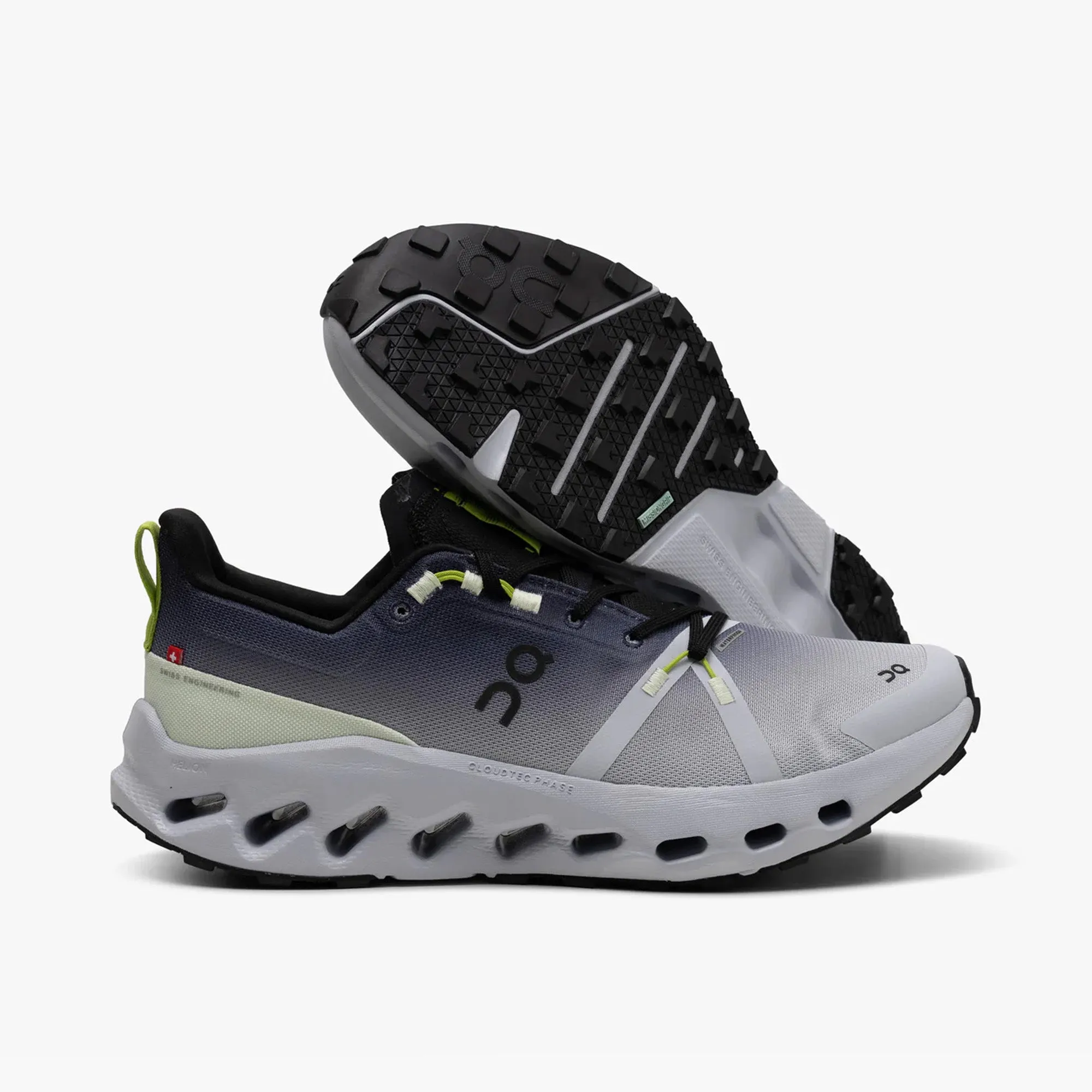 On Cloudsurfer Trail Waterproof Black / Heather