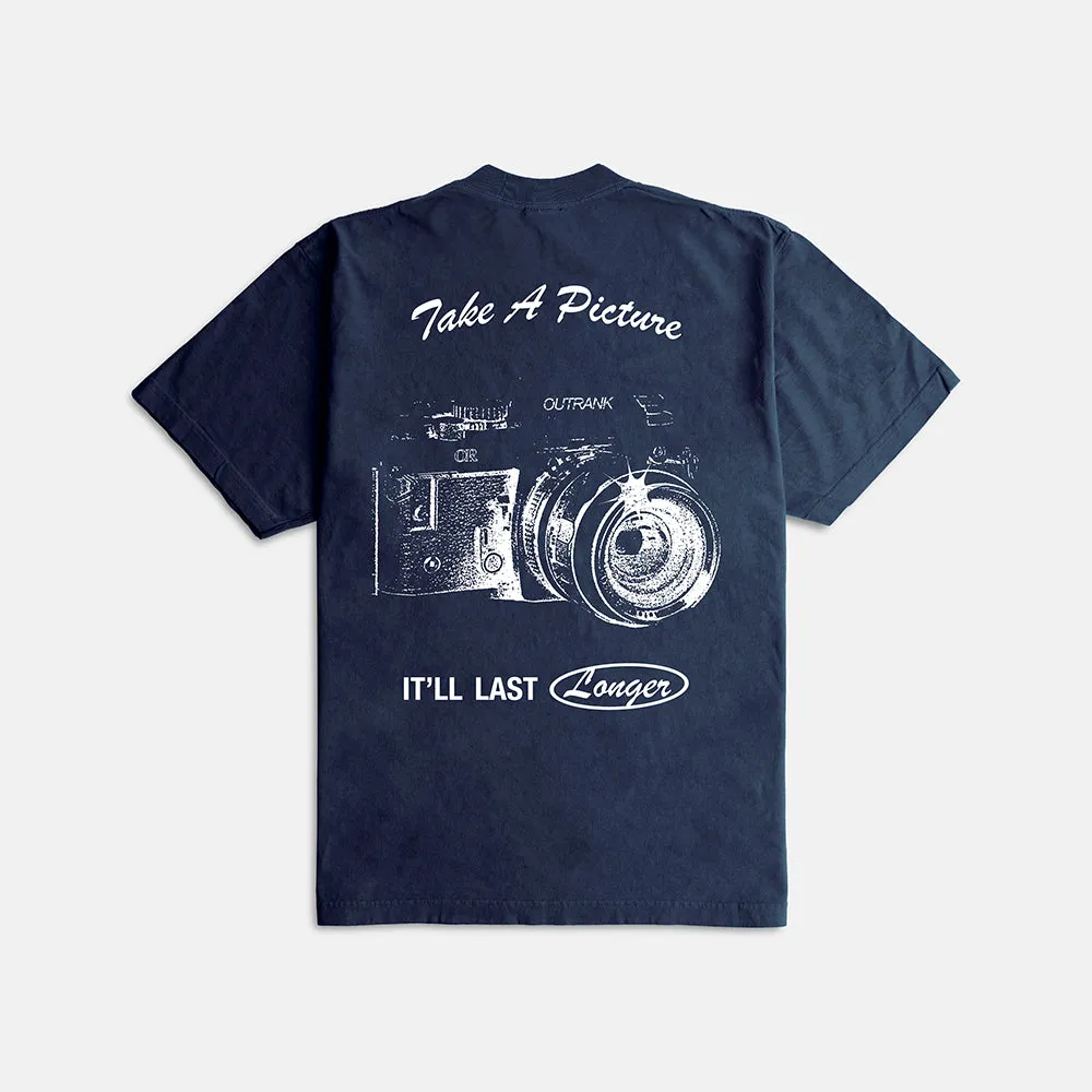 Picture Heavyweight T-shirt- Midnight Navy