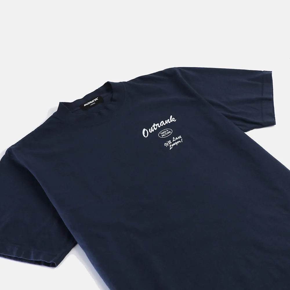 Picture Heavyweight T-shirt- Midnight Navy