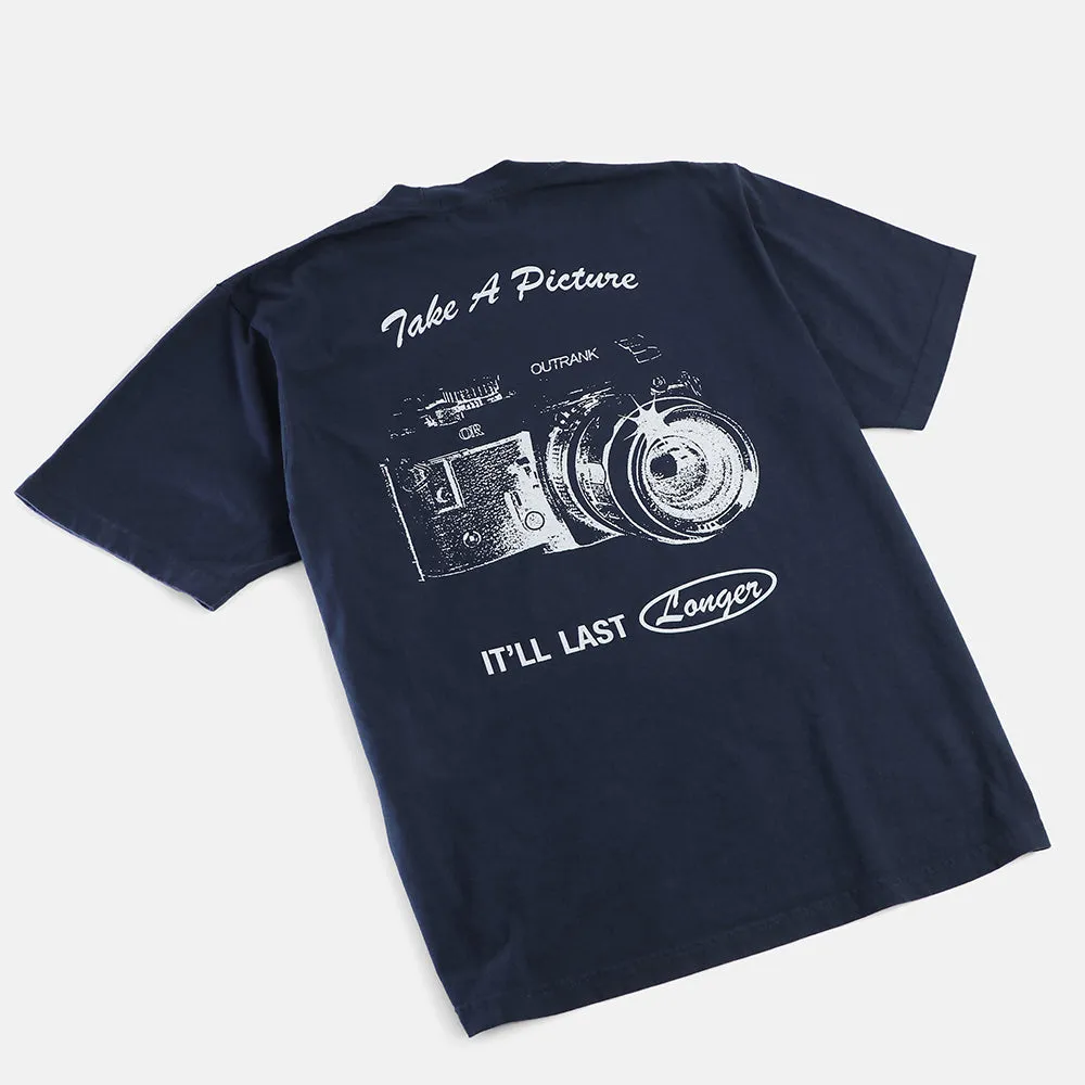 Picture Heavyweight T-shirt- Midnight Navy