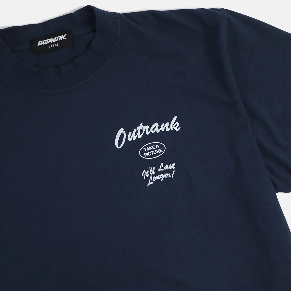 Picture Heavyweight T-shirt- Midnight Navy