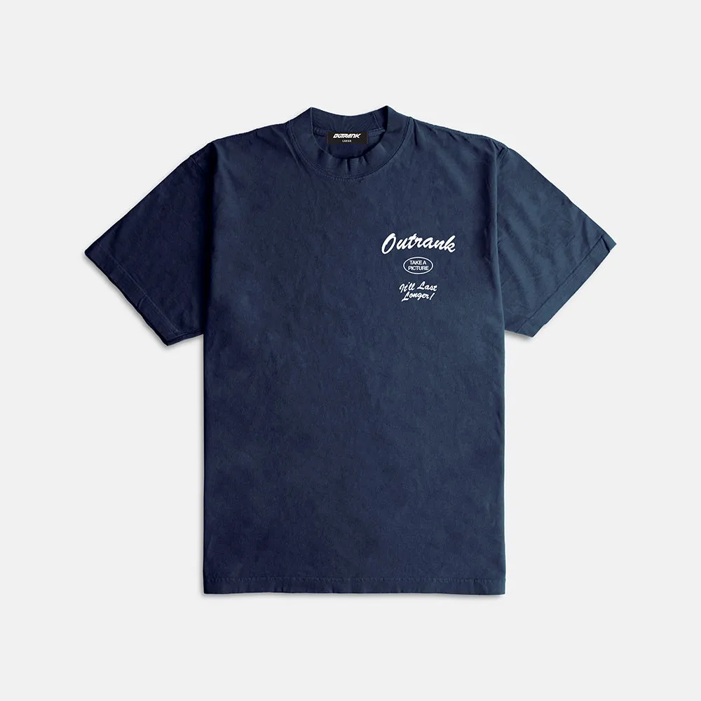 Picture Heavyweight T-shirt- Midnight Navy