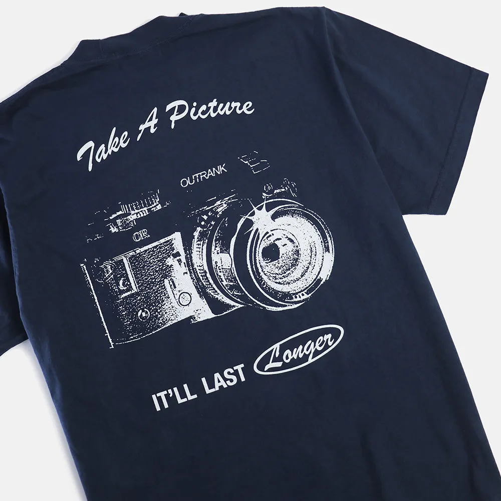 Picture Heavyweight T-shirt- Midnight Navy