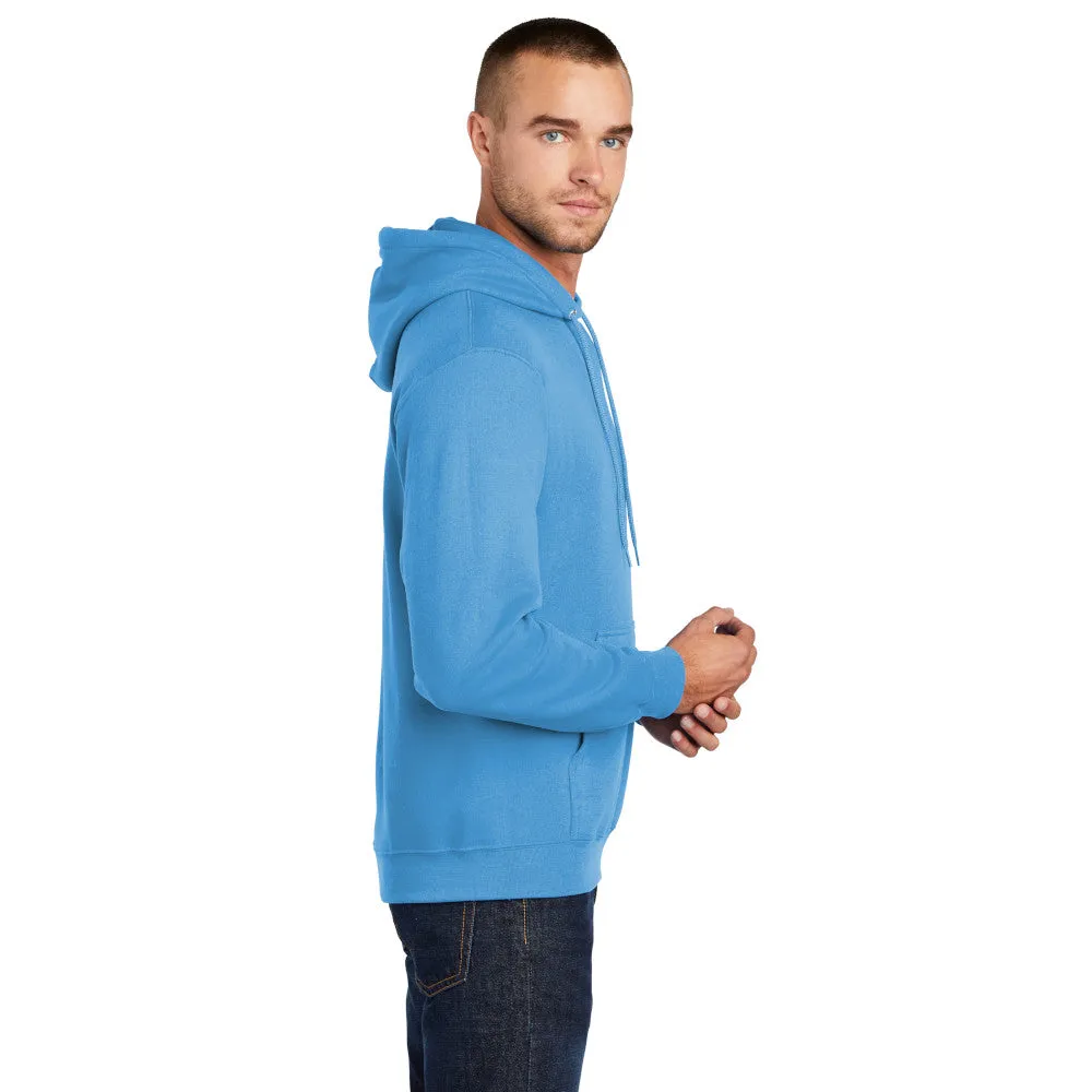 Port & Company® Core Fleece Pullover Hooded Sweatshirt - Aquatic Blue