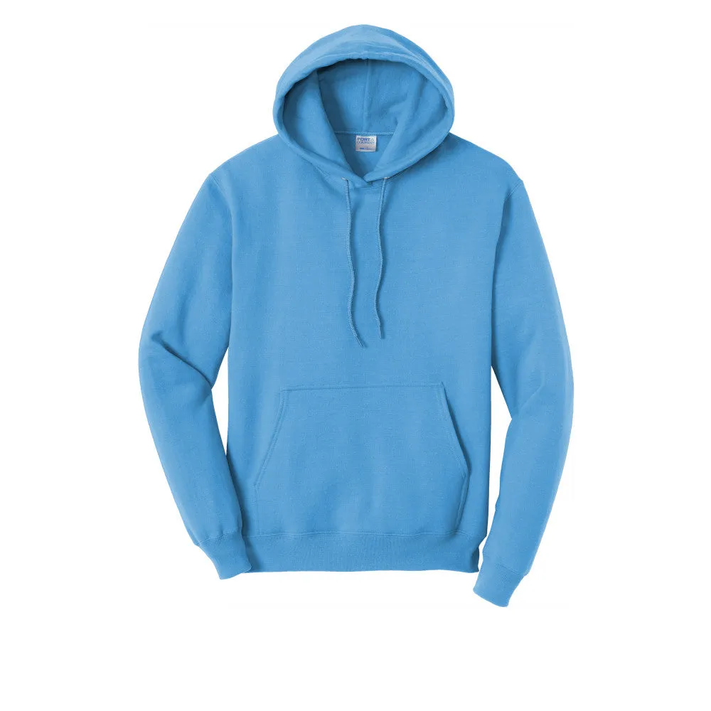 Port & Company® Core Fleece Pullover Hooded Sweatshirt - Aquatic Blue