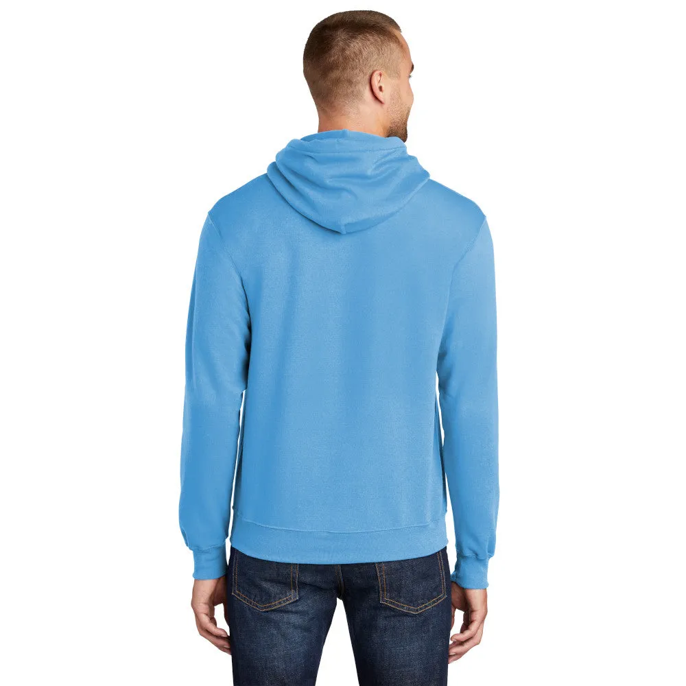 Port & Company® Core Fleece Pullover Hooded Sweatshirt - Aquatic Blue