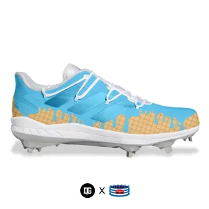 "Blue Moon" Adidas Adizero Afterburner 8 Cleats