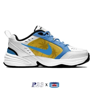 "West Coast" Nike Air Monarch Shoes by Stadium Custom Kicks