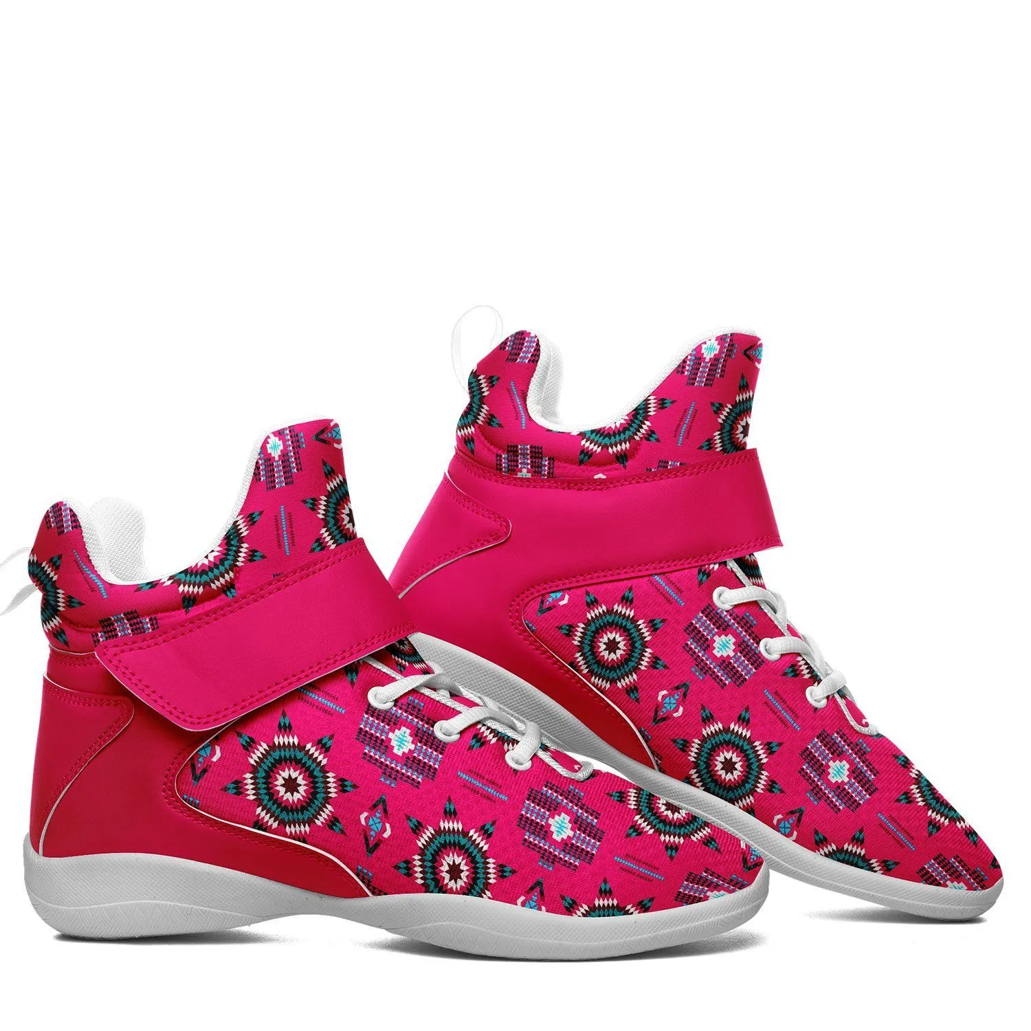 Rising Star Strawberry Moon Ipottaa Basketball / Sport High Top Shoes - White Sole