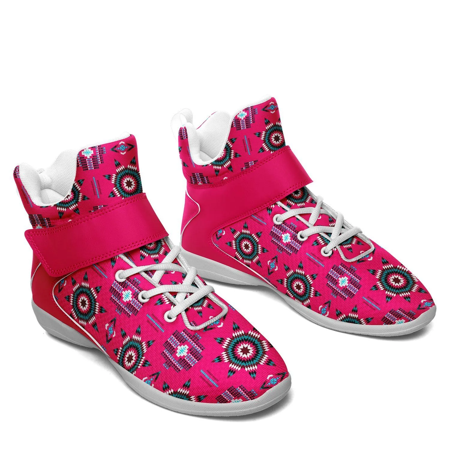 Rising Star Strawberry Moon Ipottaa Basketball / Sport High Top Shoes - White Sole