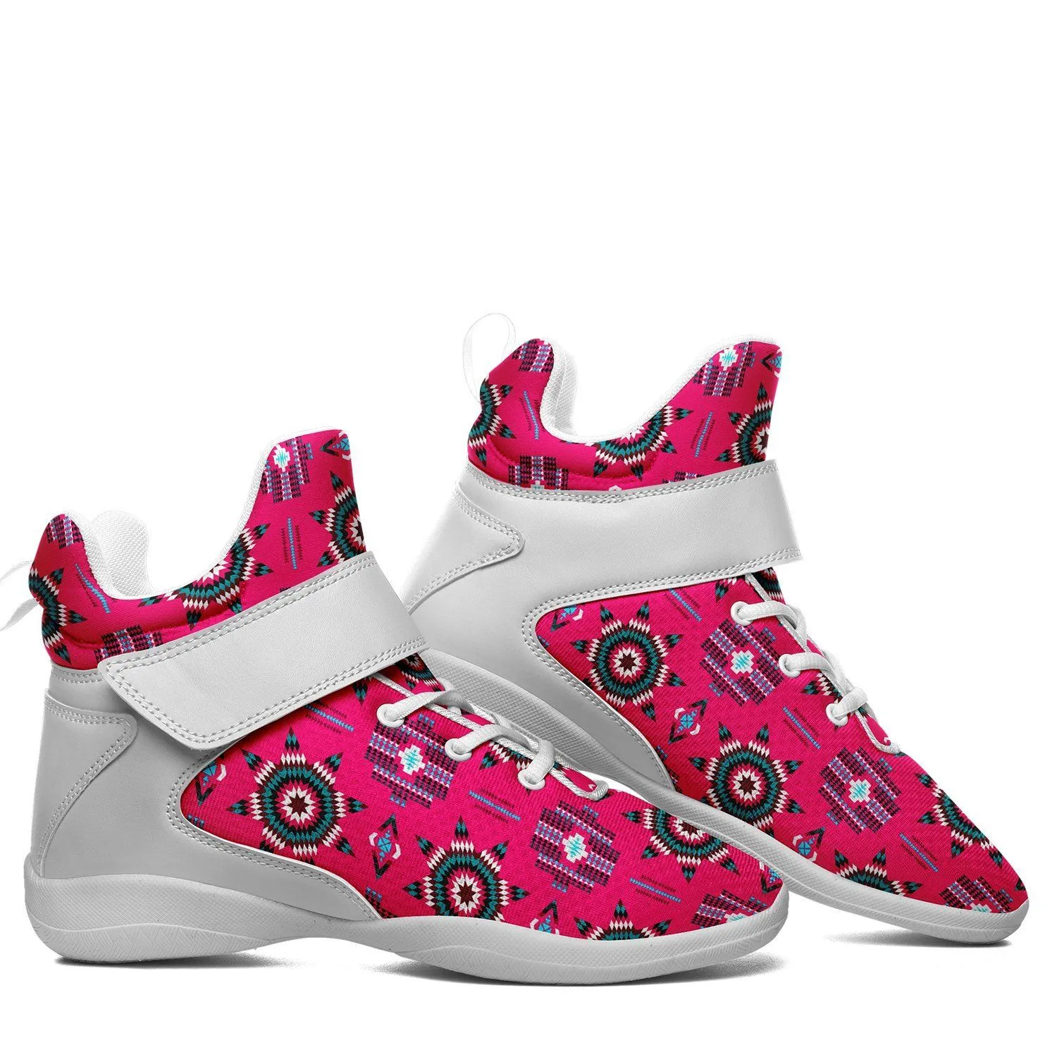 Rising Star Strawberry Moon Ipottaa Basketball / Sport High Top Shoes - White Sole