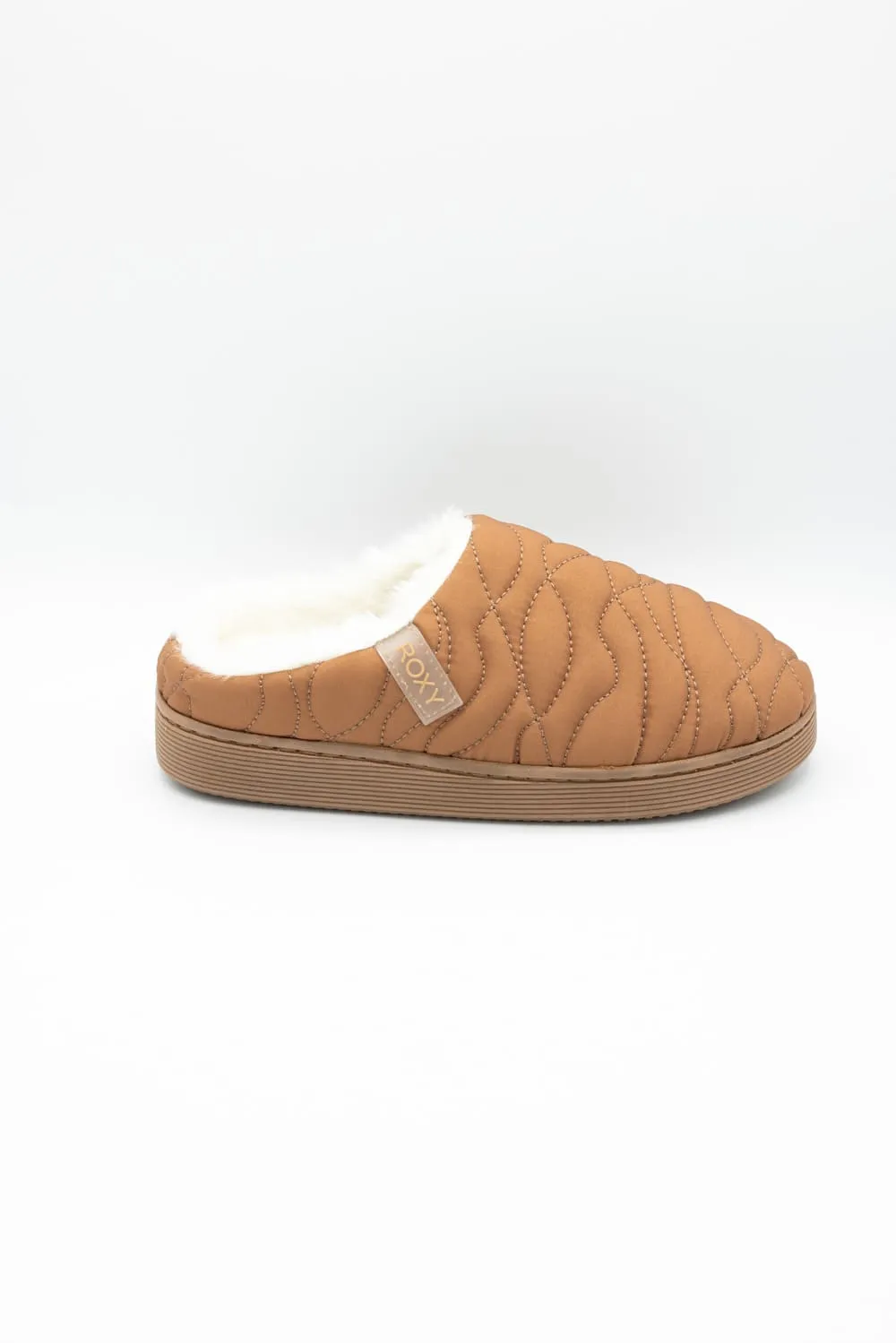 Roxy Jasper Quilted Slipper for Women in Tan | 13872626-236