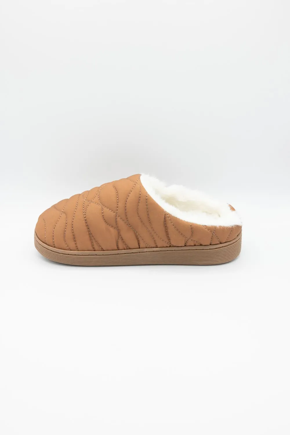 Roxy Jasper Quilted Slipper for Women in Tan | 13872626-236