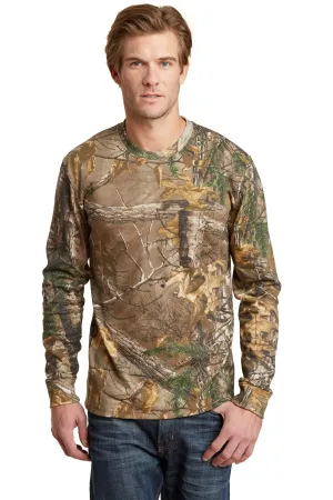 Russell Outdoors&#8482; Realtree® Long Sleeve Explorer 100% Cotton T-Shirt with Pocket. S020R