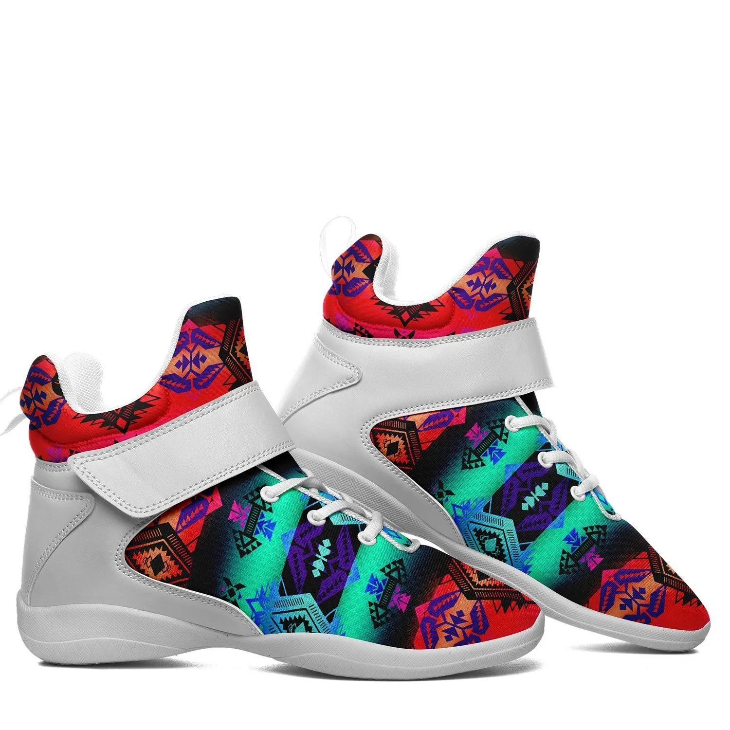 Sovereign Nation Sunrise Ipottaa Basketball / Sport High Top Shoes - White Sole