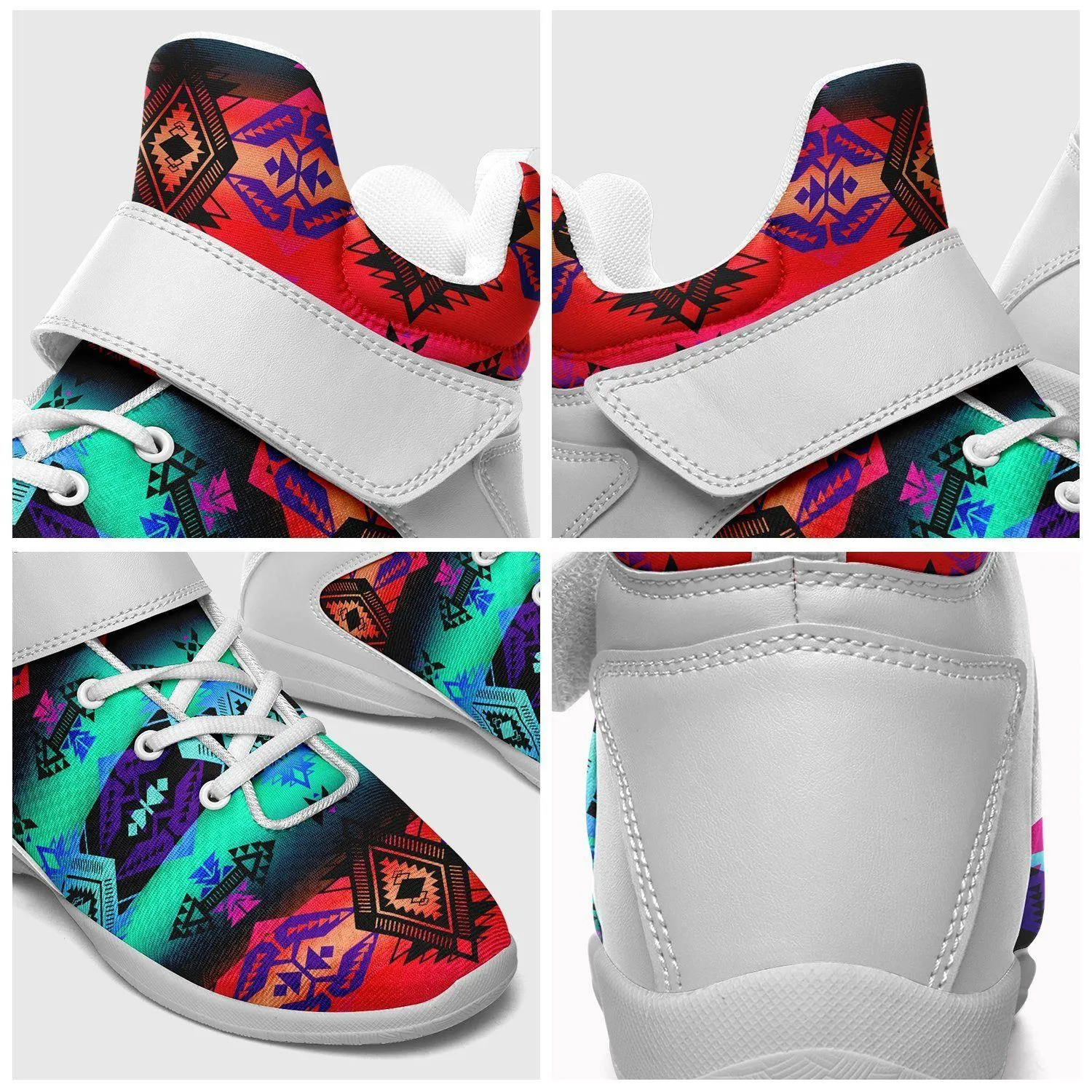 Sovereign Nation Sunrise Ipottaa Basketball / Sport High Top Shoes - White Sole