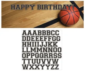 Sports Fanatics Basketball Giant Birthday Banner