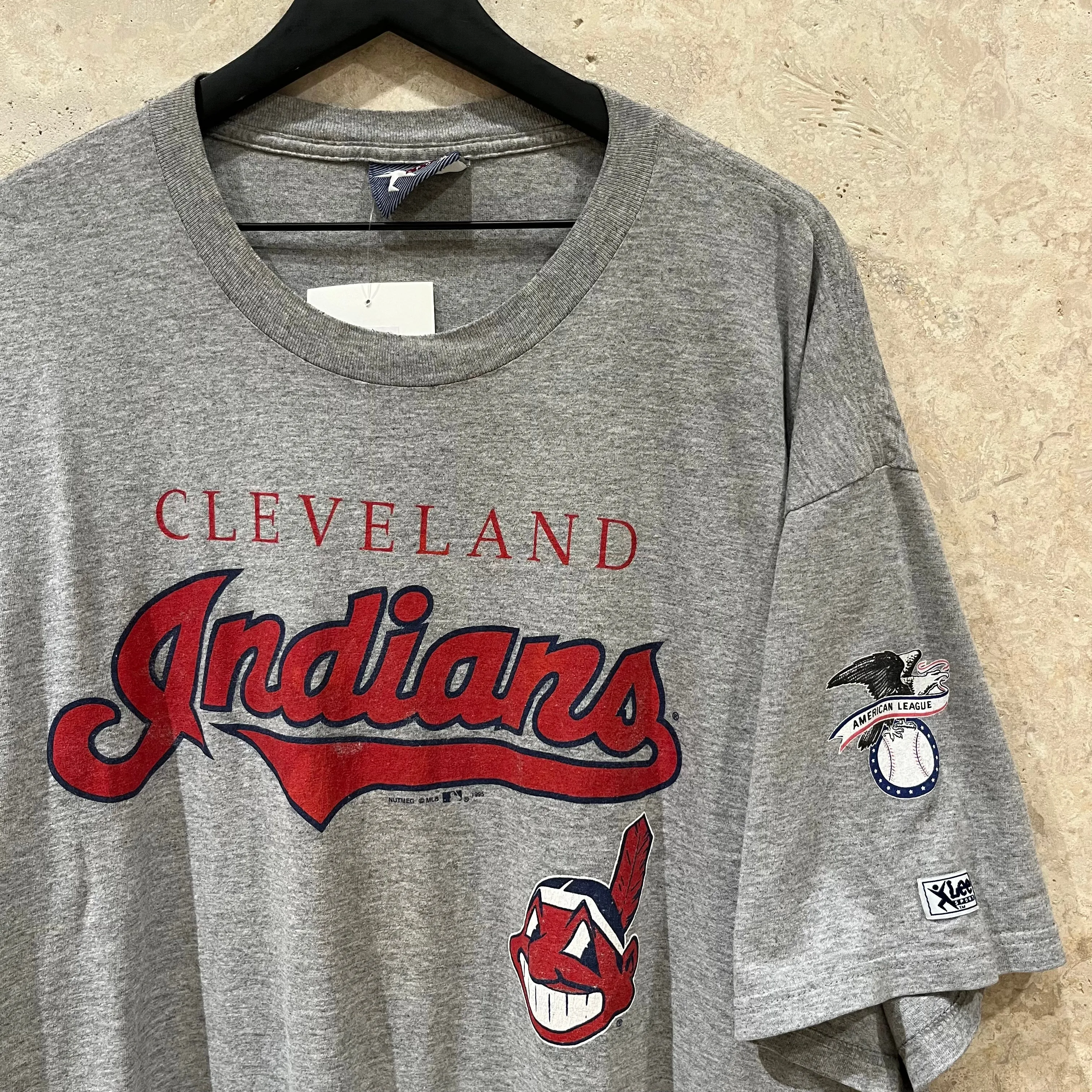 SS 1990s Cleveland Indians T-Shirt Size XXL