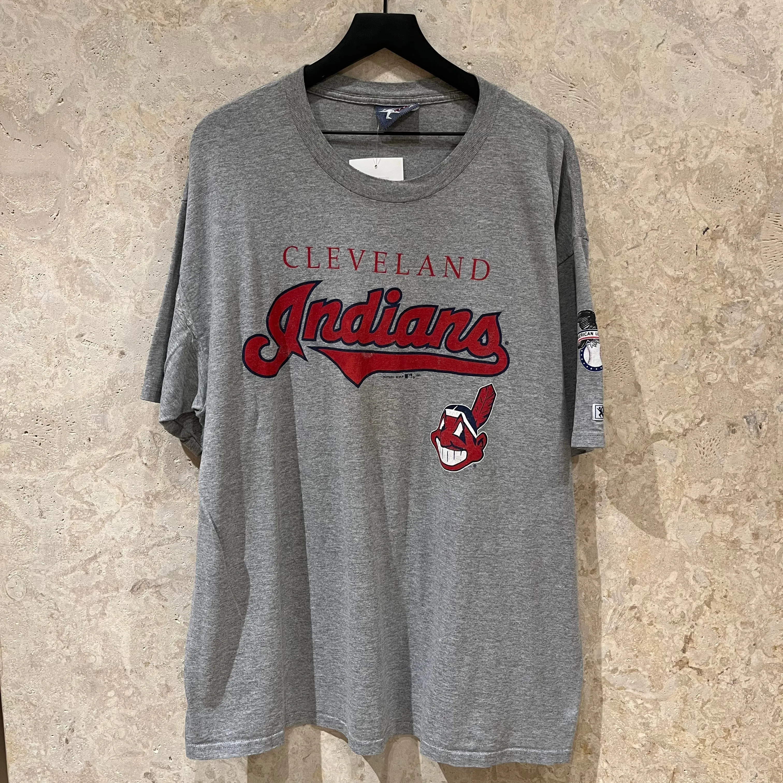 SS 1990s Cleveland Indians T-Shirt Size XXL