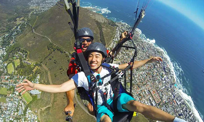 Tandem Paragliding Flight with Skywings Paragliding