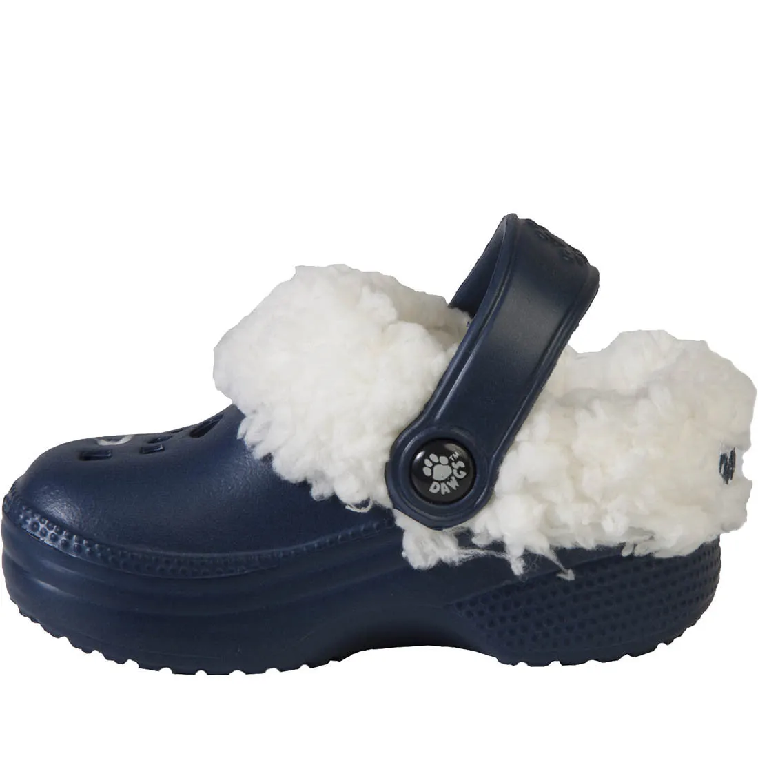 Toddlers' Fleece Dawgs - Navy with White