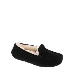 UGG Unisex-Child Ascot Slipper, Black Suede