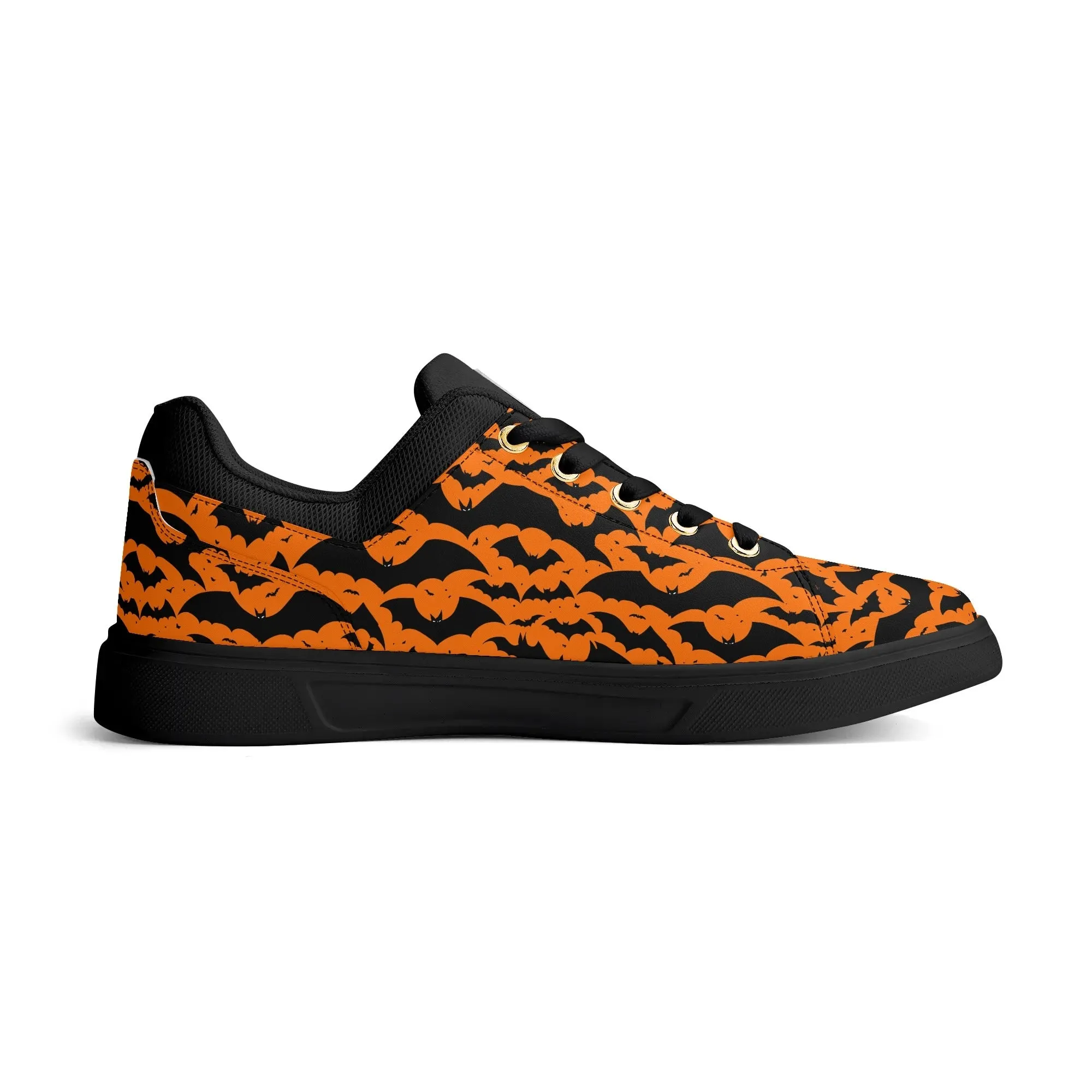 Unisex Halloween Bats Lightweight Brand Low Top Mesh Shoes