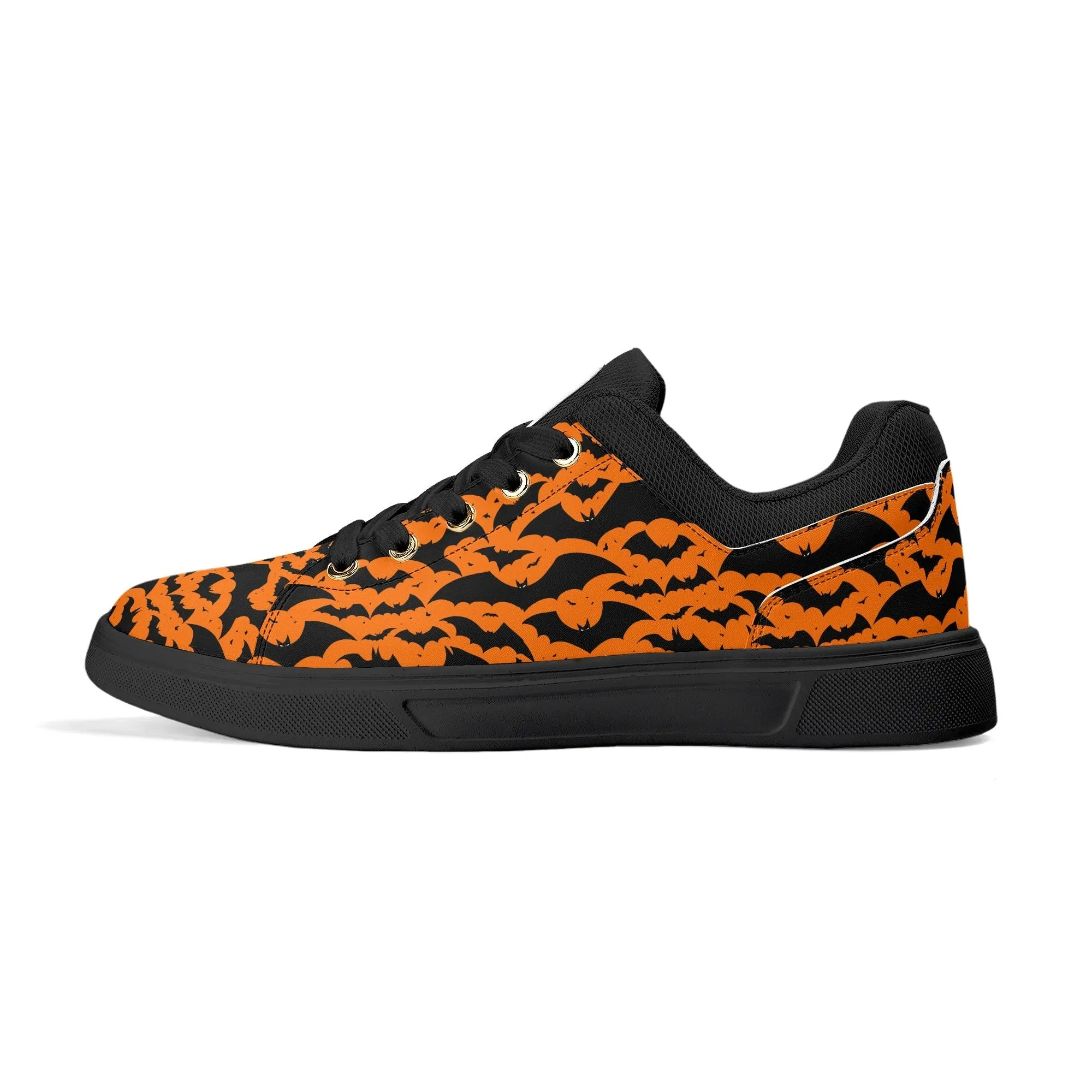 Unisex Halloween Bats Lightweight Brand Low Top Mesh Shoes