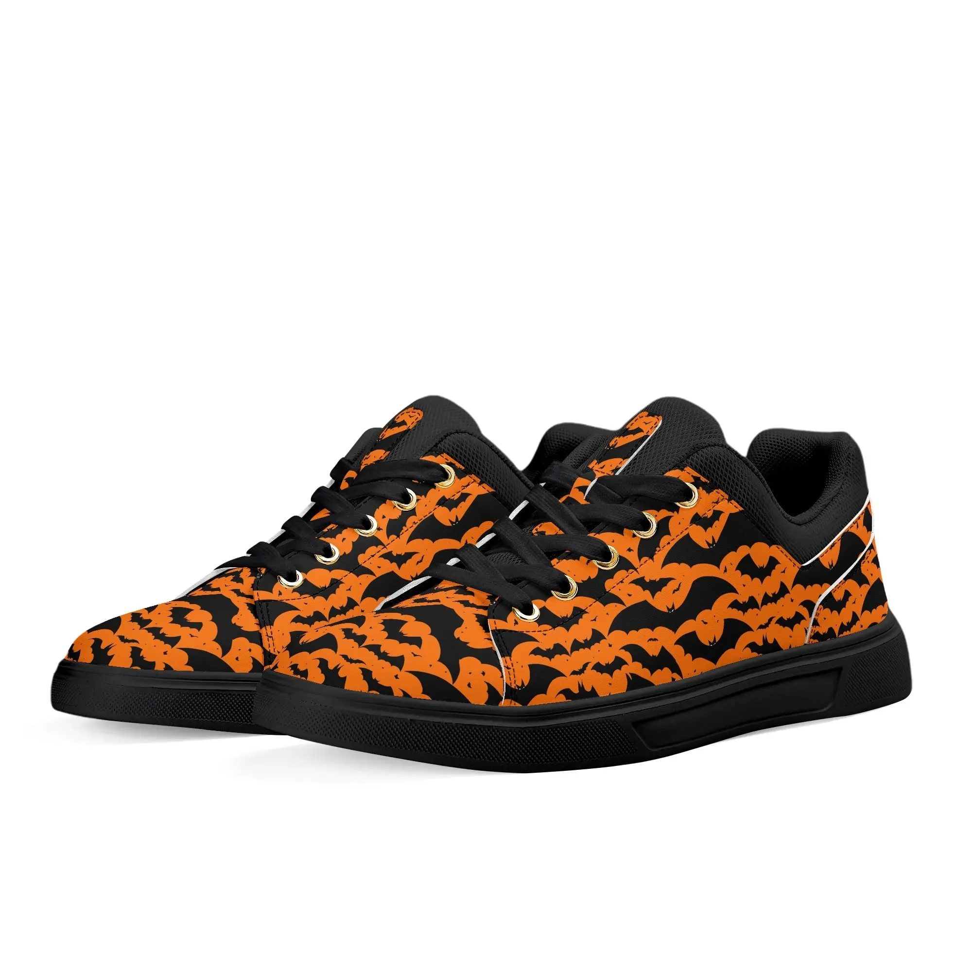 Unisex Halloween Bats Lightweight Brand Low Top Mesh Shoes