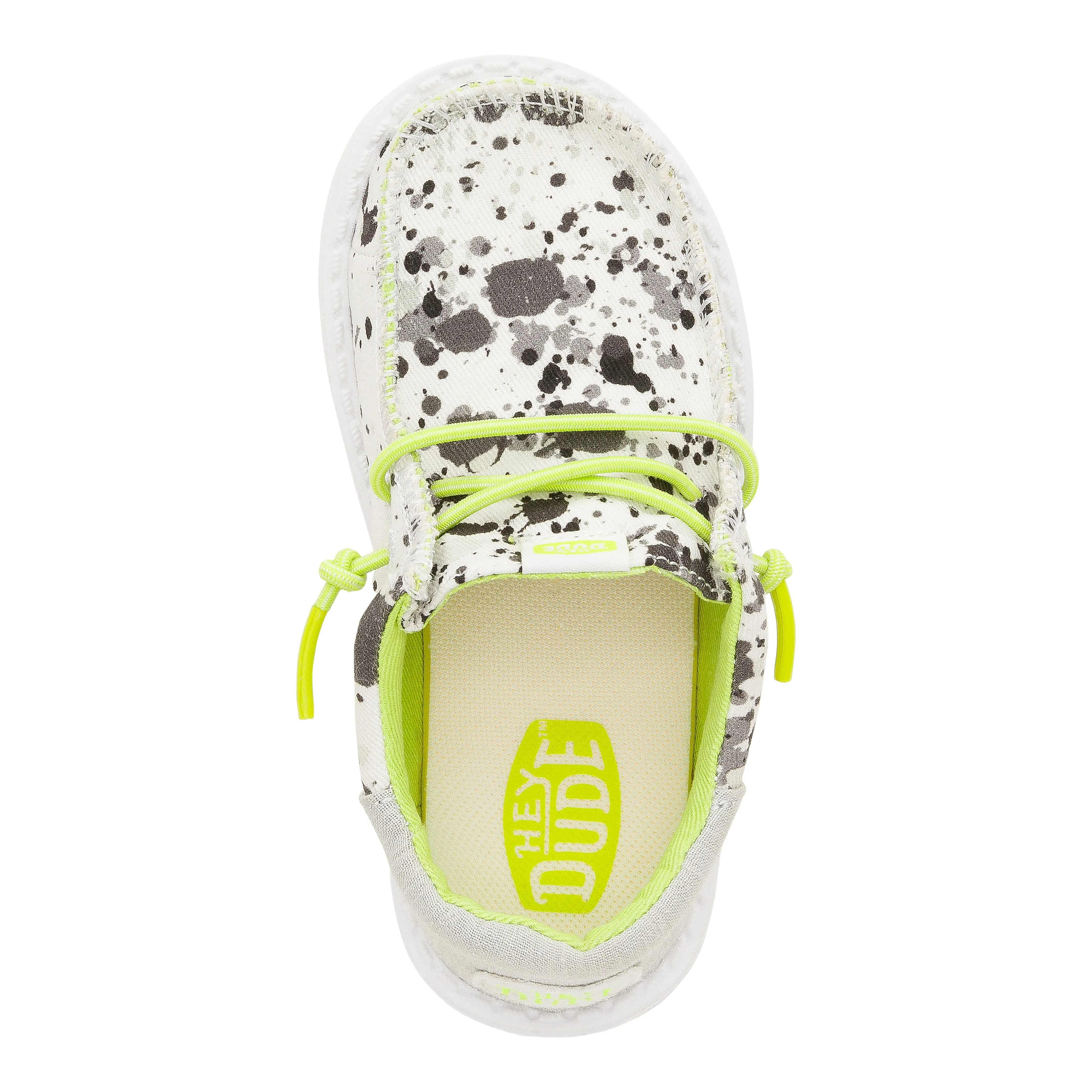 Wally Funk Toddler Splatter - White/Multi