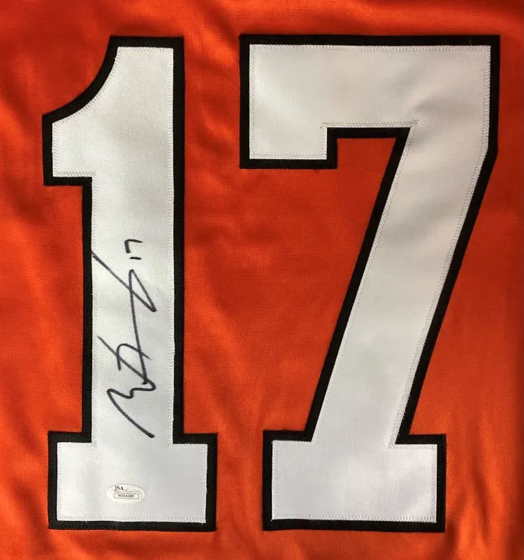 Wayne Simmonds Philadelphia Signed Orange Hockey Jersey JSA