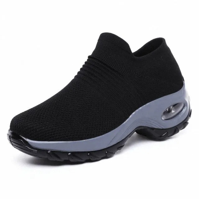 Women Walking Shoes Sock Sneakers