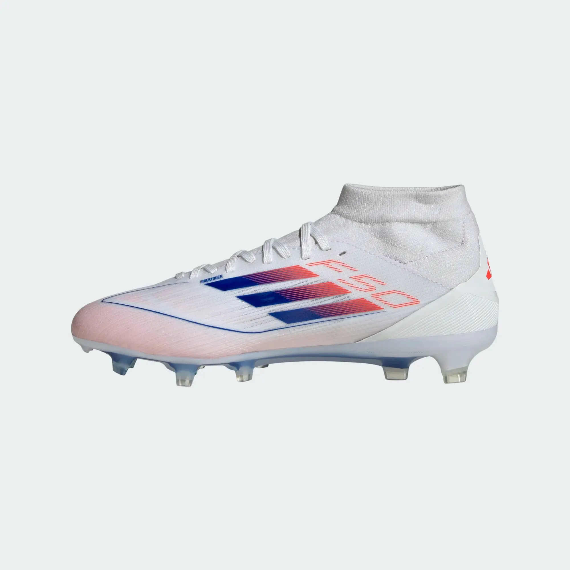 Womens F50 PRO MID FG W FTWWHT/LUCBLU/SOLRED