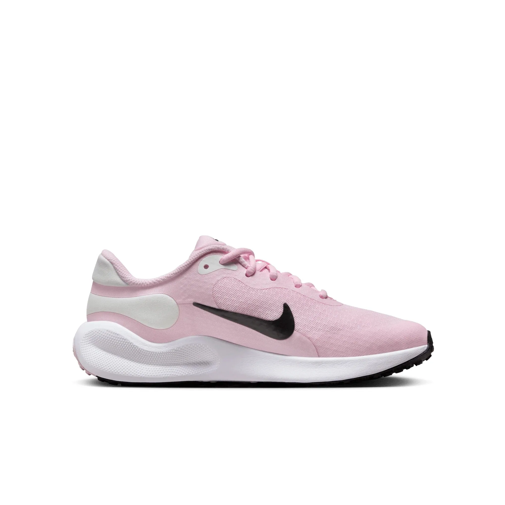 Women's / GS Nike Revolution 7 Running Shoe (Pink Foam/Black)(FB7689-600)