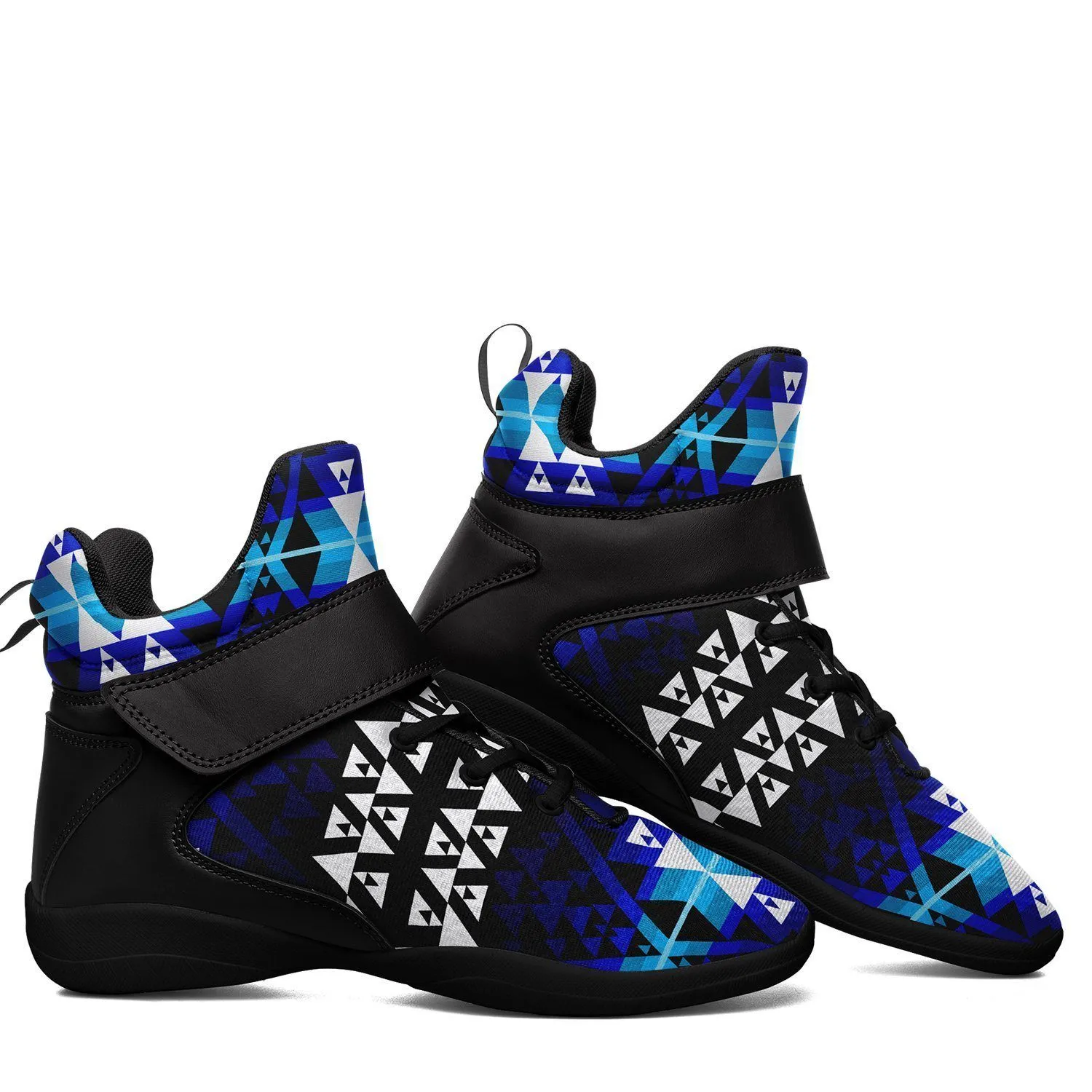 Writing on Stone Night Watch Ipottaa Basketball / Sport High Top Shoes - Black Sole