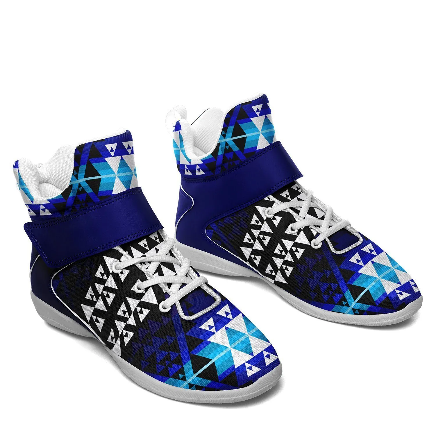 Writing on Stone Night Watch Ipottaa Basketball / Sport High Top Shoes - White Sole