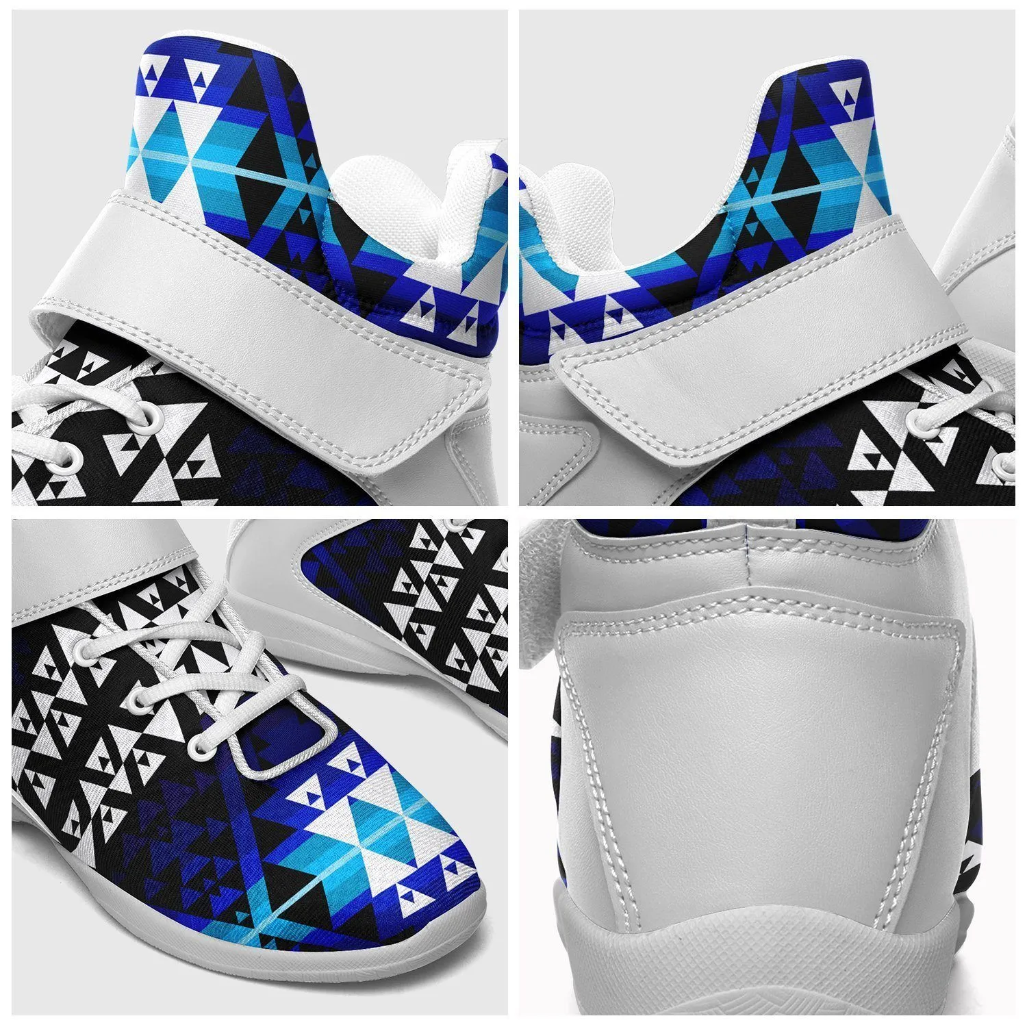 Writing on Stone Night Watch Ipottaa Basketball / Sport High Top Shoes - White Sole