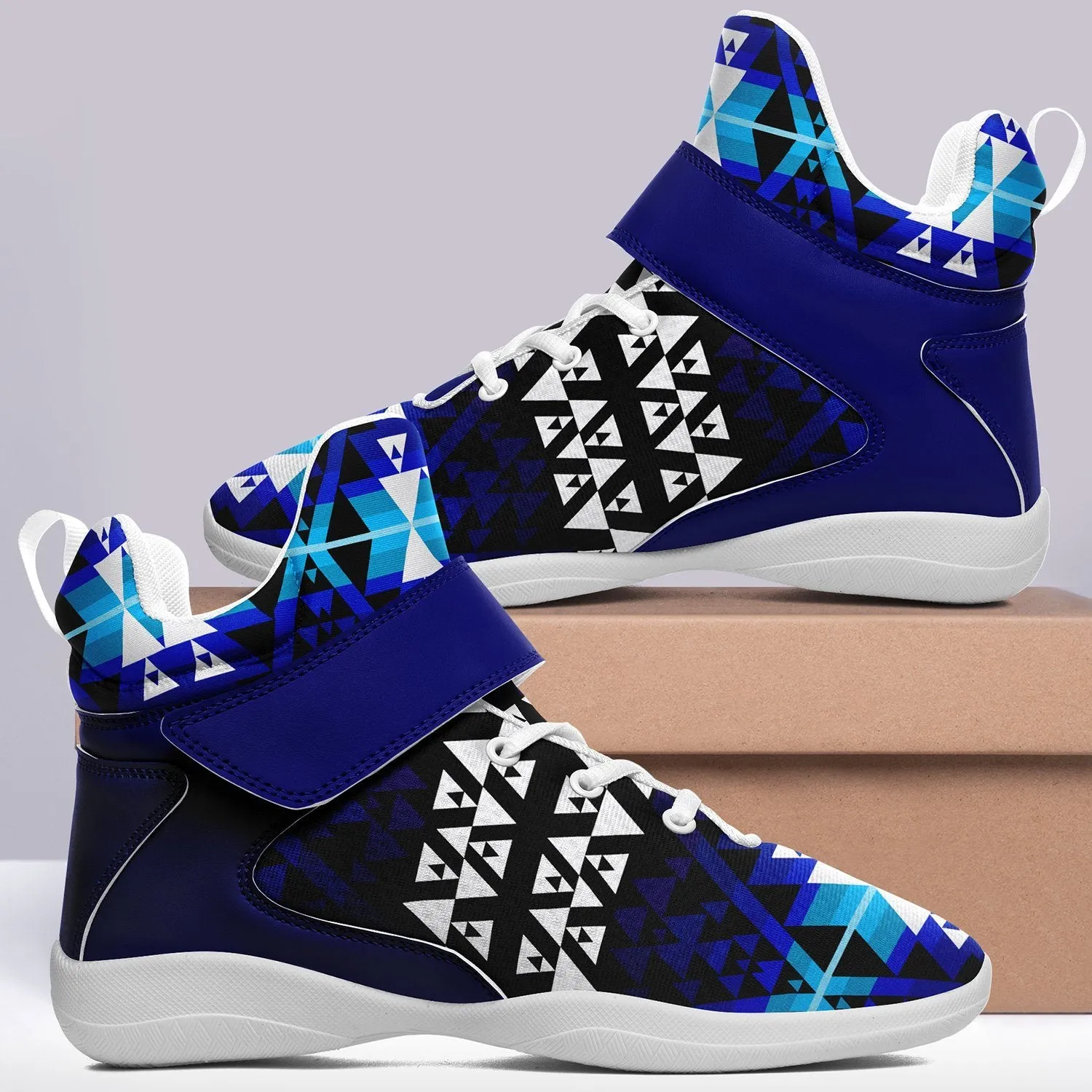 Writing on Stone Night Watch Ipottaa Basketball / Sport High Top Shoes